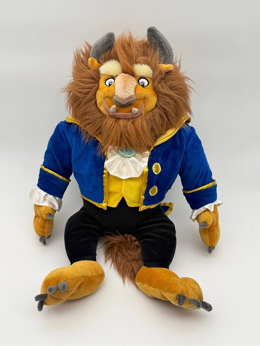 Disney Store Beast Plush Lion Character Toy